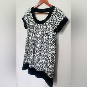 Tiana B. Black and White Mini Dress